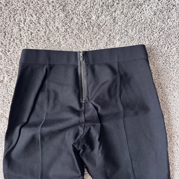 Womens J. Crew Pixie pant in stretch ponte straight leg  black pants size 8 - Picture 6 of 9